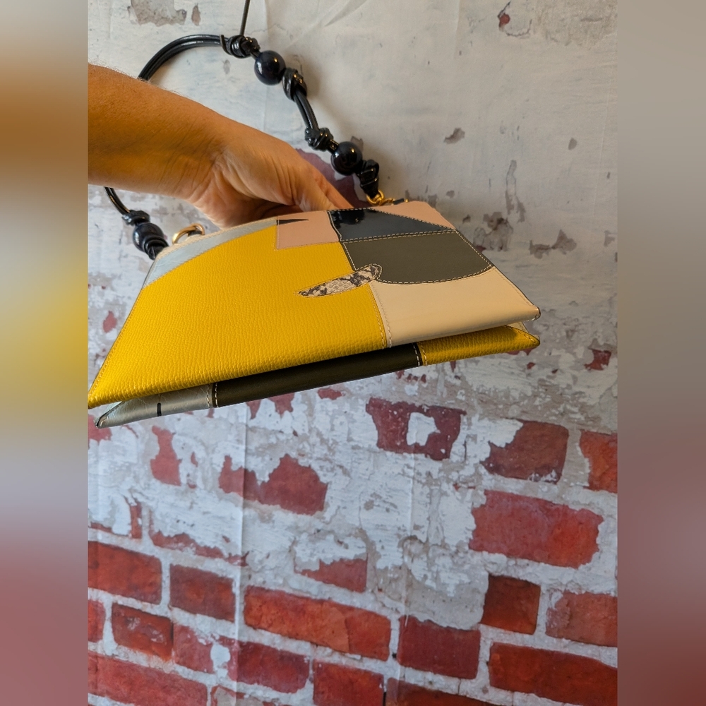 Tory Burch Rare Patchwork Handbag - image 4